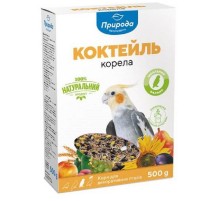 Корм Природа Коктейль для середніх папуг Корела 500г PR740042