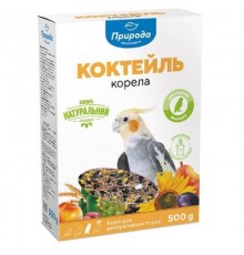 Корм Природа Коктейль для середніх папуг Корела 500г PR740042