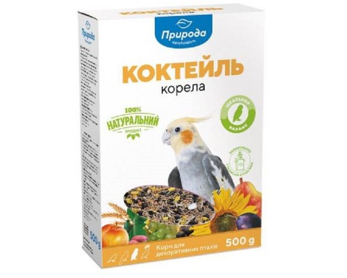 Корм Природа Коктейль для середніх папуг Корела 500г PR740042