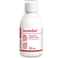 Сироп для собак и котов CardioDol dogs and cats  для поддержания сердечно-сосудистой системы 250 мл Dolfos
