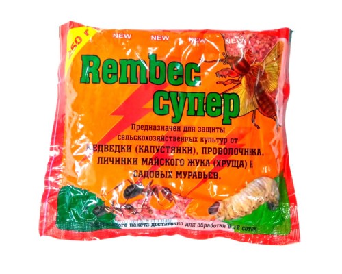 Инсектицид Rembec супер для защиты сельскохозяйственных культур от медведки 250 г зерно