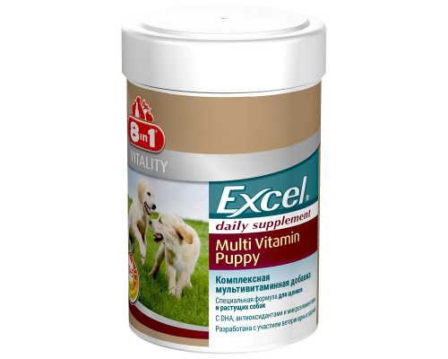 Таблетки Бреверс Exel Multi-Vit для щенков №100 8in1 Pet Products