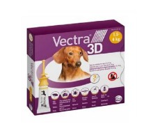 Вектра 3D краплі на холку для собак 1,5-4 кг спот-он 0,8 мл №3 Ceva