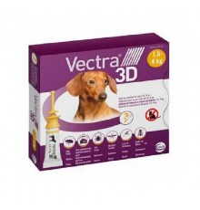 Вектра 3D капли на холку для собак 1,5-4 кг спот-он 0,8 мл №3 Ceva