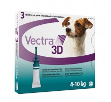 Вектра 3D краплі на холку для собак 4,1-10 кг спот-он 1,6 мл №3 Ceva