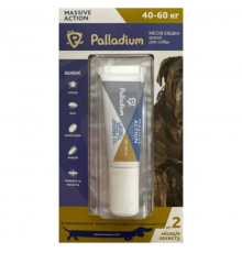 Краплі інсектоакарицидні для собак 40-60 кг від бліх та кліщів Palladium Massive Action №1*3 мл