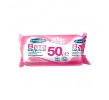 Вата 50 г ролик нестерильная
