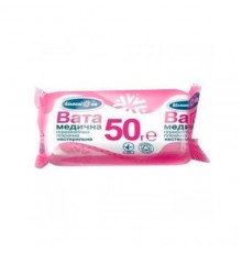 Вата 50 г ролик нестерильная