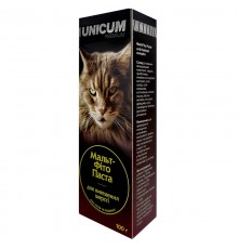 Паста для кошек и котят Premium для выведения шерсти 100 г Unicum