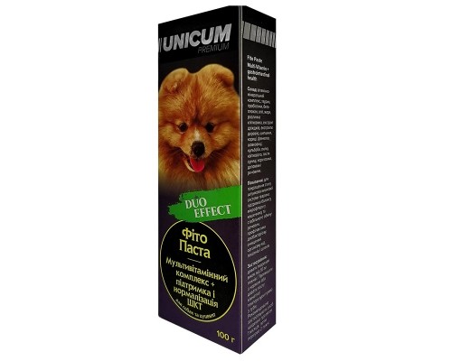 Паста для собак и щенков Premium Duo Multivitamin для ЖКТ плюс мультивитамин 100 г Unicum