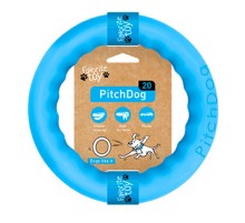 Іграшка для собак Кільце для апортировки PitchDog 20 діаметр 20 см блакитний 62372