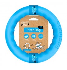 Іграшка для собак Кільце для апортировки PitchDog 20 діаметр 20 см блакитний 62372