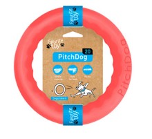 Игрушка для собак Кольцо для апортировки 20 см розовое PitchDog
