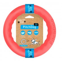 Іграшка для собак Кільце для апортировки PitchDog 20 діаметр 20 см рожевий 62377