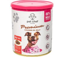 Корм для взрослых собак Pet Chef паштет мясное ассорти 800 г Pet Chef