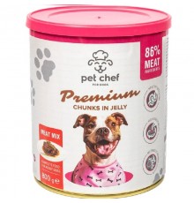 Корм для взрослых собак Pet Chef паштет мясное ассорти 800 г Pet Chef