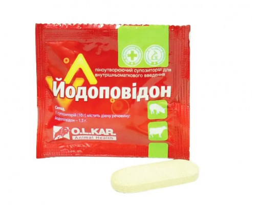 ЙОДОПОВІДОН СВІЧІ ПІНОУТВОРЮЮЧІ №1 O.L.KAR 