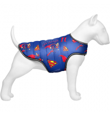 Курточка-накидка  для собак WAUDOG Clothes Сила супермена  XS, А 26 см, B 33-41 см, С 18-26 см Collar