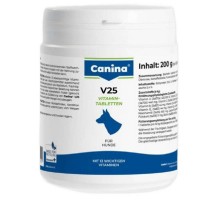 Таблетки для собак V 25 поливитаминный комплекс 200 гр №60 Canina