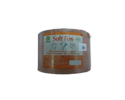 Соль-лизунец Salt Fos для животных с микроэлементами и витаминами 5 кг Технологии Здоровья
