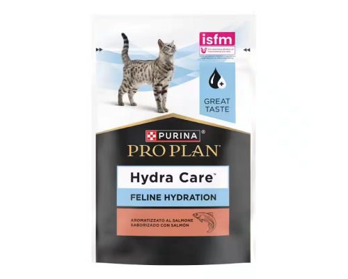 Корм для котів Veterinary Diets Hydra Care пауч добавка для збільшеннюя споживання рідини та розрідженню сечі. Зі смаком лосося 75 г Purina Pro Plan