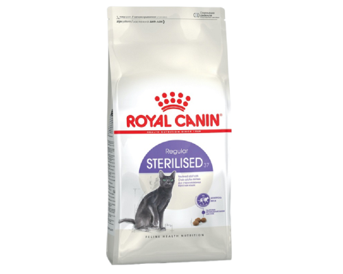 Сухой корм для стерилизованых котов Sterilised 37 в возрасте от 1 до 7 лет 400 г Royal Canin