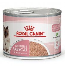 Вологий корм для новонароджених кошенят Royal Canin Mother & Babycat Cans 195 г 
