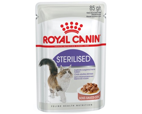 Корм для стерилизованых котов Sterilised кусочки в соусе 85 г Royal Canin