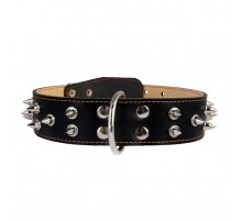 Нашийник CoLLar подвійний з шипами чорний 45 мм 56-68 см 03641