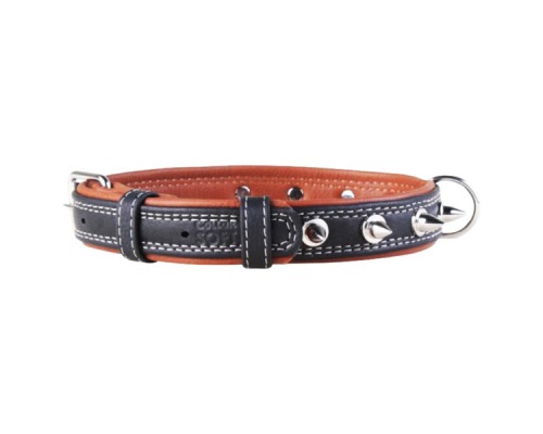 Нашийник CoLLar SOFT з шипами чорний 35 мм 46-60 см 7212