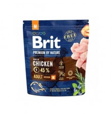 Корм для собак Брит Brit Premium Dog Adult M курица 1кг