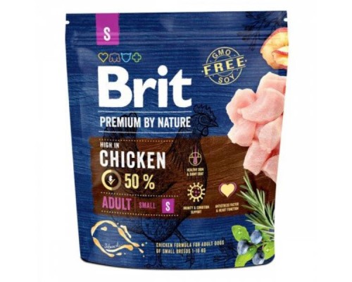 Корм для собак Брит Brit Premium Dog Adult S 1 кг