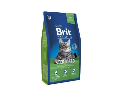 Корм для котов Брит стерилизованных Brit Premium Cat Sterilized  300 г