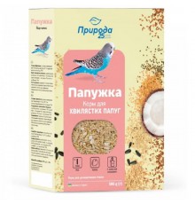 Корм для хвилястих папуг Папужка Йод + кокос 500 г ПРИРОДА PR241086