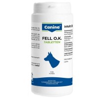 Таблетки для собак Fell O.K. добавка с биотином для здоровья шерсти №125 Canina