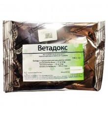 Порошок Ветадокс антибиотик с противомикробным действием 100 г Укрветпромпостач