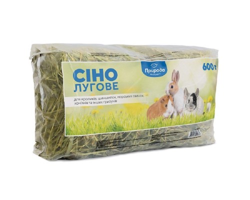 Сіно для гризунів Лугове 600 г Природа