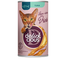 Ласощі д /кот Деликшес Delickcious напій з тунцем  140г