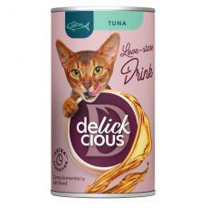 Лакомство для котов Tuna напиток с тунцом 140 г Delickcious