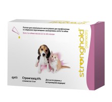 Стронгхолд Stronghold краплі для кошенят і цуценят до 2,5 кг 1 піпетка Zoetis