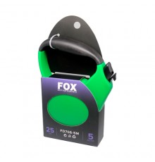 Поводок-рулетка FD706-3M зеленая лента 5м*25 кг FOX FD706-5M Green