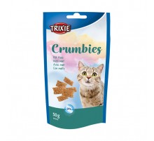 Витамины для кошек Crumbies with Malt для выведения комочков шерсти 50 г Trixie