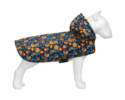 Куртка-накидка для собак Waudog Clothes Апельсини M, А 37 см, B 52-62 см, С 36-47 см Collar