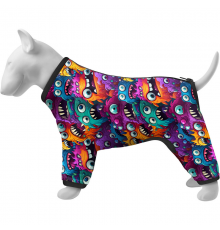 Вітровка для собак WAUDOG Clothes Зубасті монстри  XS30 В 43-45 см С 27-30 см WAUDOG