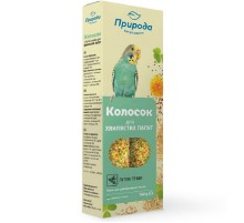 Корм для волнистых попугаев Колосок луговые травы 140 г Природа