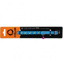 Нашийник Dog Extreme нейлоновий з малюнком Орнамент синій 10мм * 20-30см COLLAR 64412
