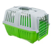 Переноска для кошек и собак до 12 кг Pratiko 1 Metal Light Green 48 x 31.5 x 33 см MPS