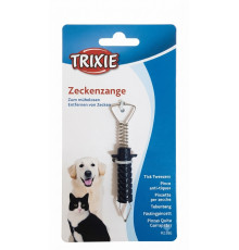 Пинцет для удаления клещей черный 8 см Trixie