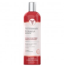 Шампунь для собак и котов Advanced Hot Spot & Itch Relief Shampoo антиаллергенный лечебный 473 мл Veterinary Formula