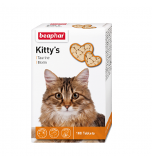Ласощі для котів Kitty's Taurin Biotin з таурином і біотином №180 Beaphar